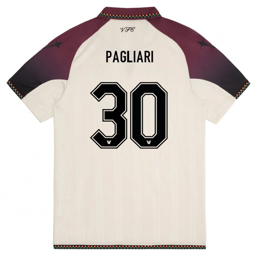 Danxen Pánské Alessandro Pagliari #30 Krémově Vínová Daleko Hráčské Dresy 2025/26 Dres
