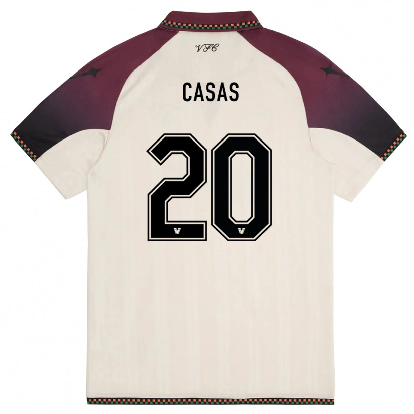 Danxen Pánské Antonio Casas #20 Krémově Vínová Daleko Hráčské Dresy 2025/26 Dres