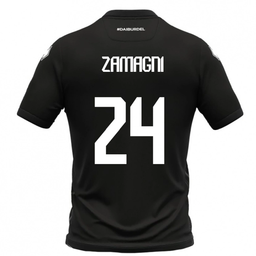 Danxen Pánské Davide Zamagni #24 Černobílá Daleko Hráčské Dresy 2025/26 Dres