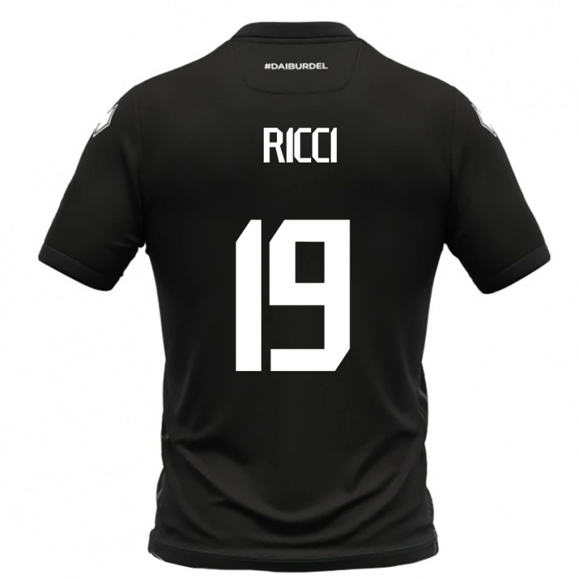 Danxen Pánské Gabriele Ricci #19 Černobílá Daleko Hráčské Dresy 2025/26 Dres