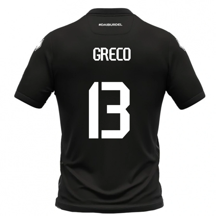 Danxen Pánské Nicolò Greco #13 Černobílá Daleko Hráčské Dresy 2025/26 Dres