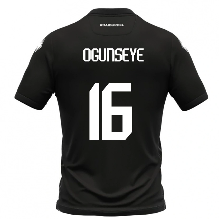Danxen Pánské Roberto Ogunseye #16 Černobílá Daleko Hráčské Dresy 2025/26 Dres