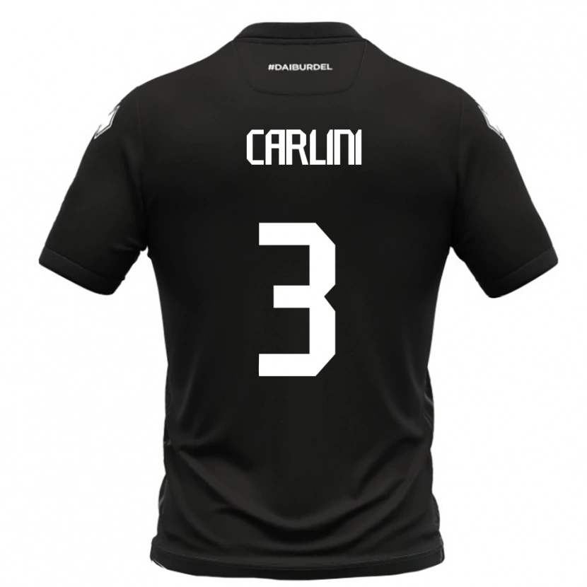 Danxen Pánské Alessandro Carlini #3 Černobílá Daleko Hráčské Dresy 2025/26 Dres