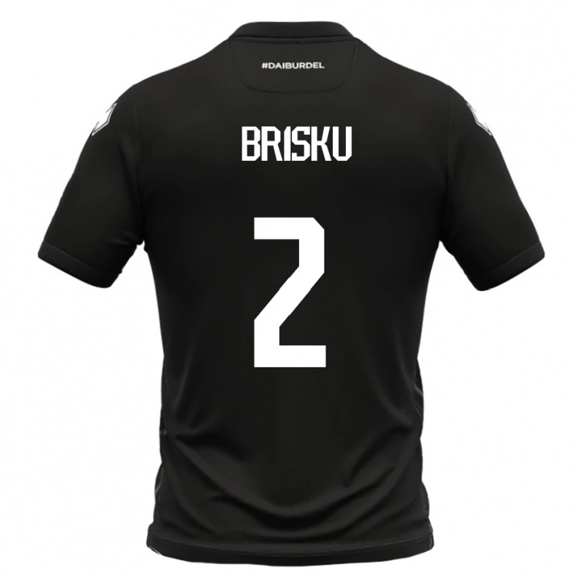 Danxen Pánské Elia Brisku #2 Černobílá Daleko Hráčské Dresy 2025/26 Dres