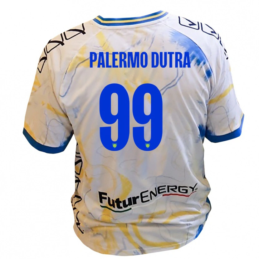 Danxen Pánské Ryduan Palermo Dutra #99 Bílá Žlutá Modrá Daleko Hráčské Dresy 2025/26 Dres