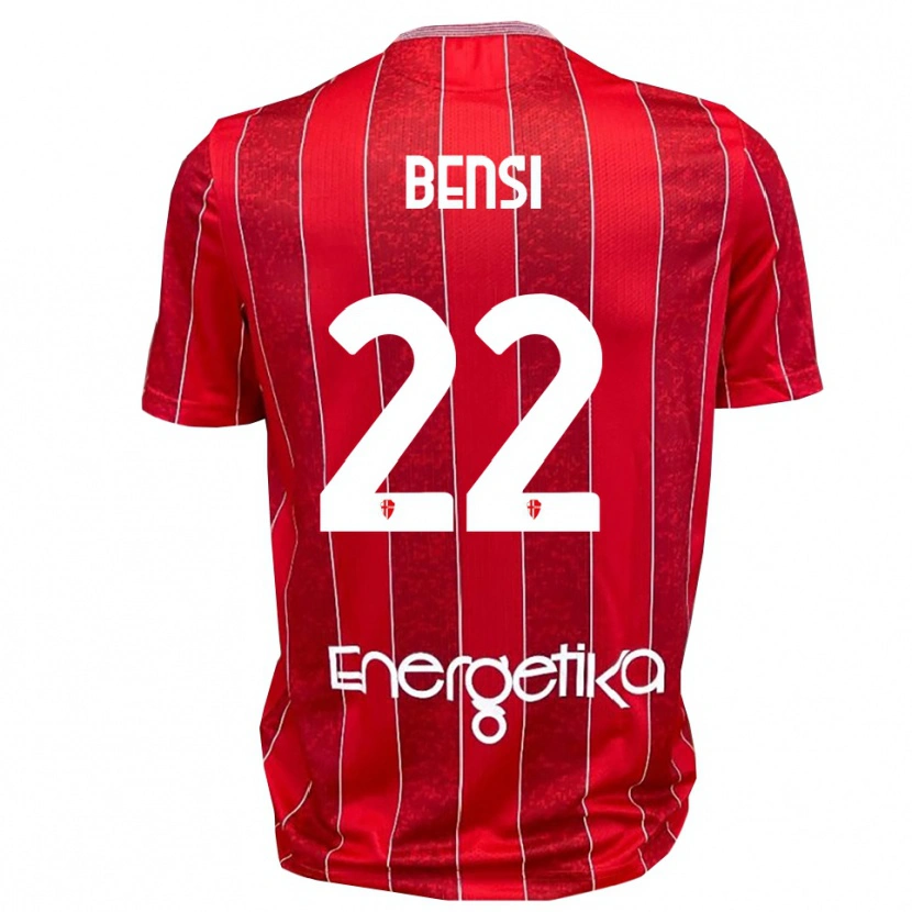 Danxen Pánské Nicolò Bensi #22 Červenobílá Daleko Hráčské Dresy 2025/26 Dres