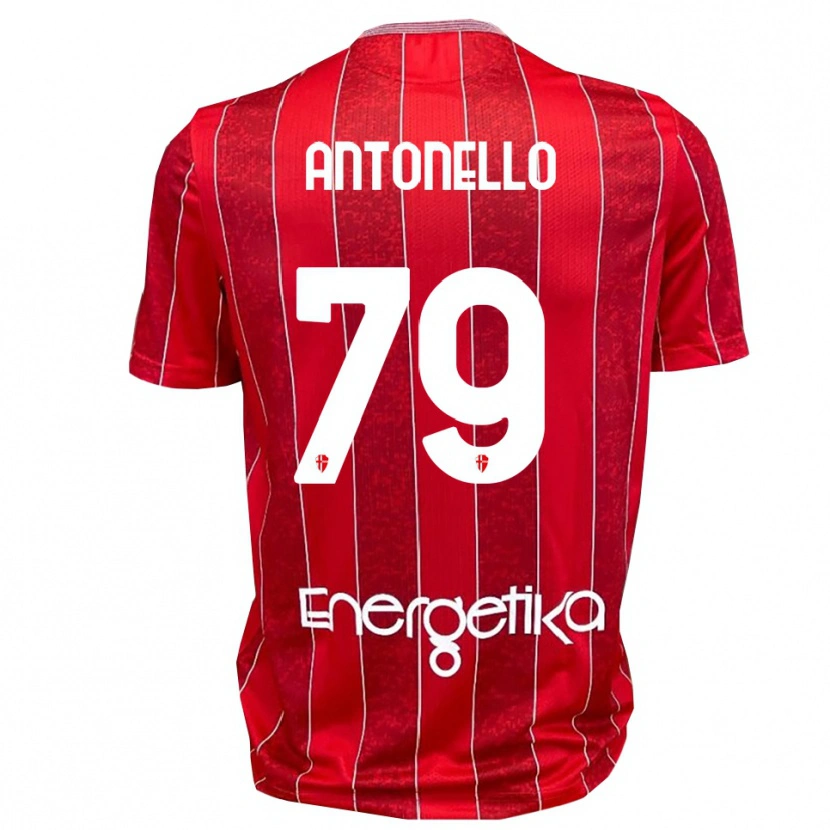 Danxen Pánské Andrea Antonello #79 Červenobílá Daleko Hráčské Dresy 2025/26 Dres