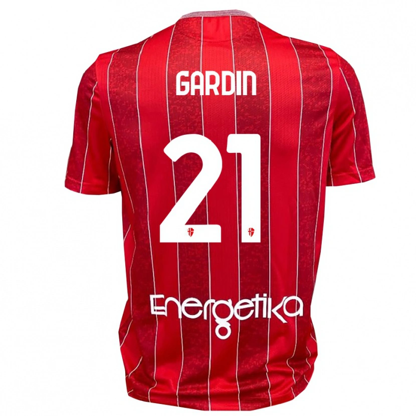 Danxen Pánské Mattia Gardin #21 Červenobílá Daleko Hráčské Dresy 2025/26 Dres