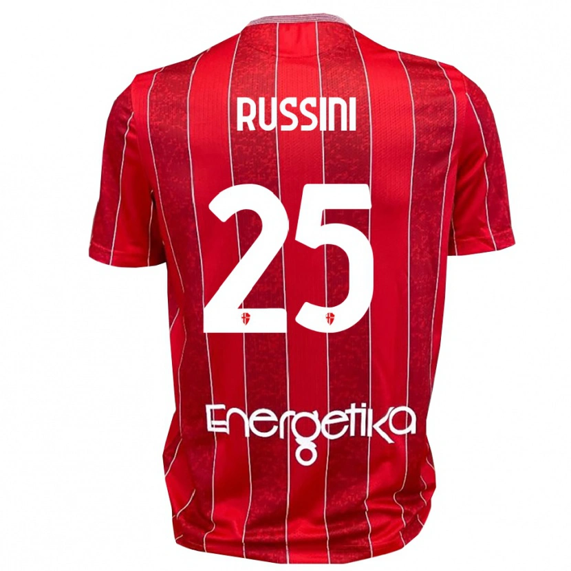 Danxen Pánské Simone Russini #25 Červenobílá Daleko Hráčské Dresy 2025/26 Dres