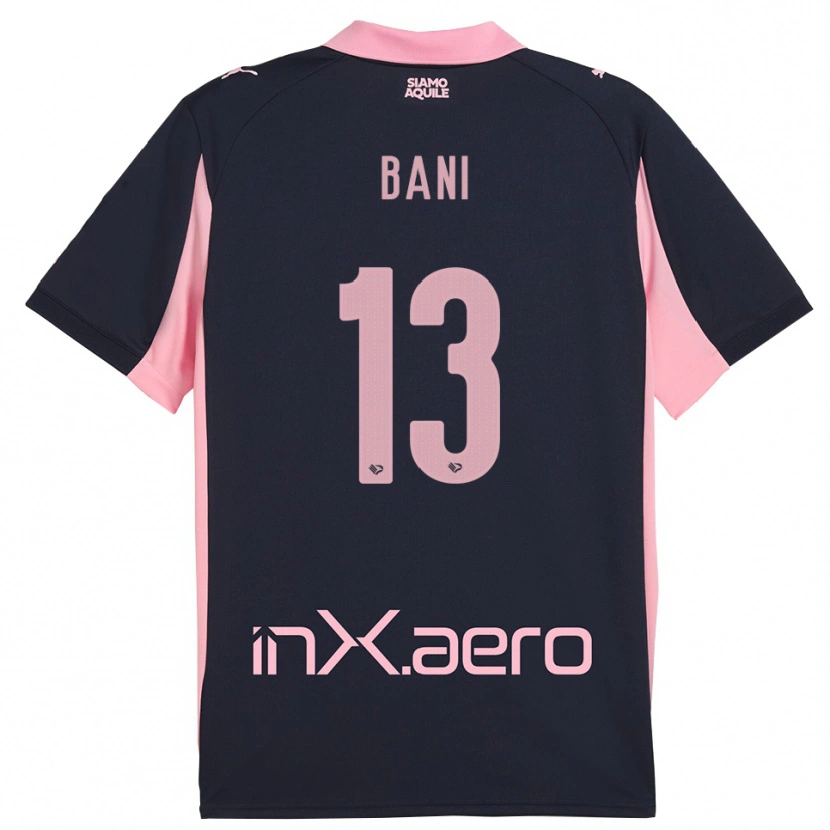 Danxen Pánské Mattia Bani #13 Tmavě Modrá Růžová Daleko Hráčské Dresy 2025/26 Dres