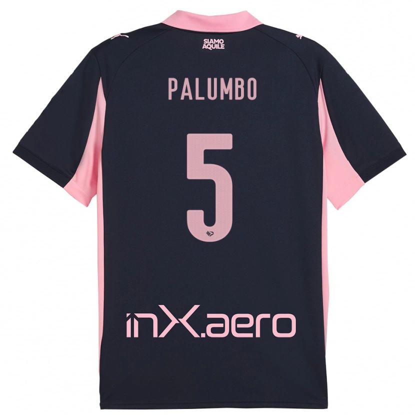 Danxen Pánské Antonio Palumbo #5 Tmavě Modrá Růžová Daleko Hráčské Dresy 2025/26 Dres