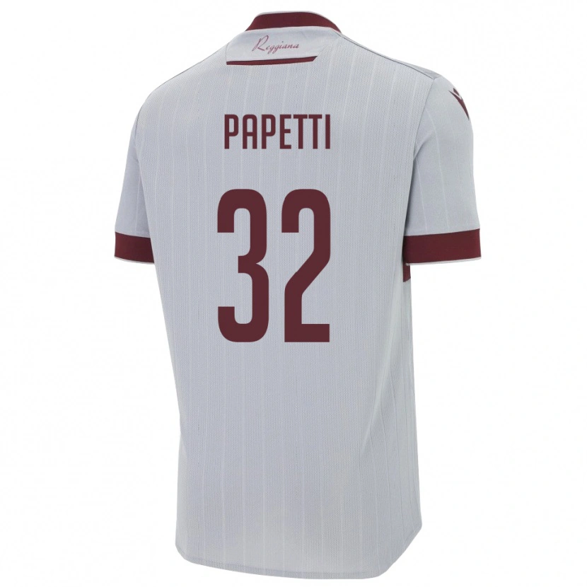 Danxen Pánské Andrea Papetti #32 Vínová Bílá Daleko Hráčské Dresy 2025/26 Dres
