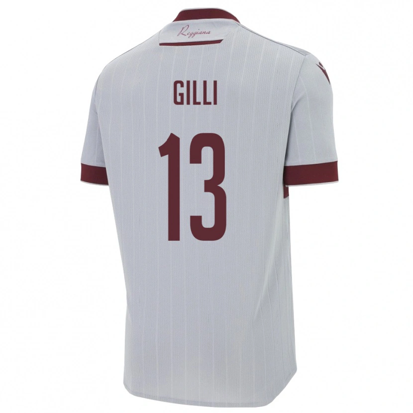 Danxen Pánské Alberto Gilli #13 Vínová Bílá Daleko Hráčské Dresy 2025/26 Dres