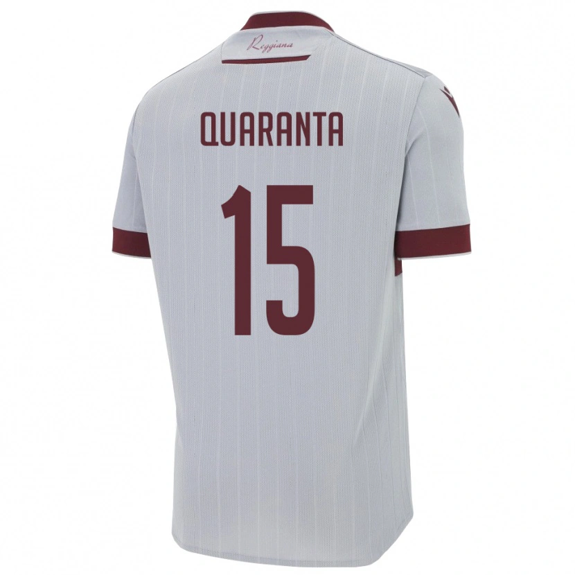 Danxen Pánské Danilo Quaranta #15 Vínová Bílá Daleko Hráčské Dresy 2025/26 Dres