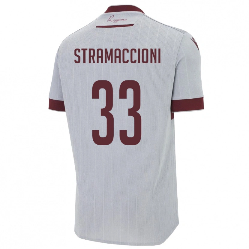 Danxen Pánské Diego Stramaccioni #33 Vínová Bílá Daleko Hráčské Dresy 2025/26 Dres