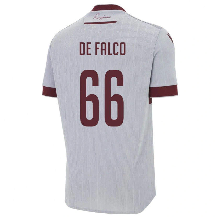 Danxen Pánské Cristian De Falco #66 Vínová Bílá Daleko Hráčské Dresy 2025/26 Dres