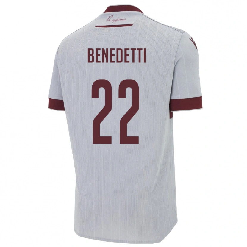 Danxen Pánské Samuele Benedetti #22 Vínová Bílá Daleko Hráčské Dresy 2025/26 Dres