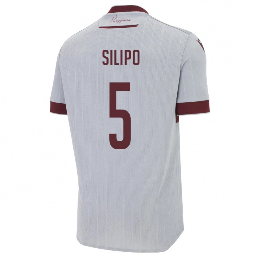 Danxen Pánské Alessandro Silipo #5 Vínová Bílá Daleko Hráčské Dresy 2025/26 Dres