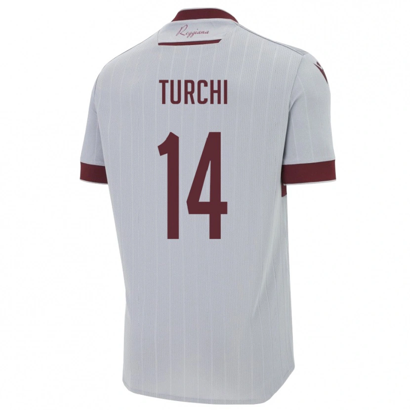 Danxen Pánské Nicolò Turchi #14 Vínová Bílá Daleko Hráčské Dresy 2025/26 Dres