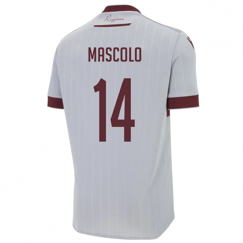 Danxen Pánské Luca Mascolo #14 Vínová Bílá Daleko Hráčské Dresy 2025/26 Dres