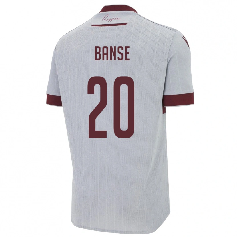 Danxen Pánské Ousmane Banse #20 Vínová Bílá Daleko Hráčské Dresy 2025/26 Dres