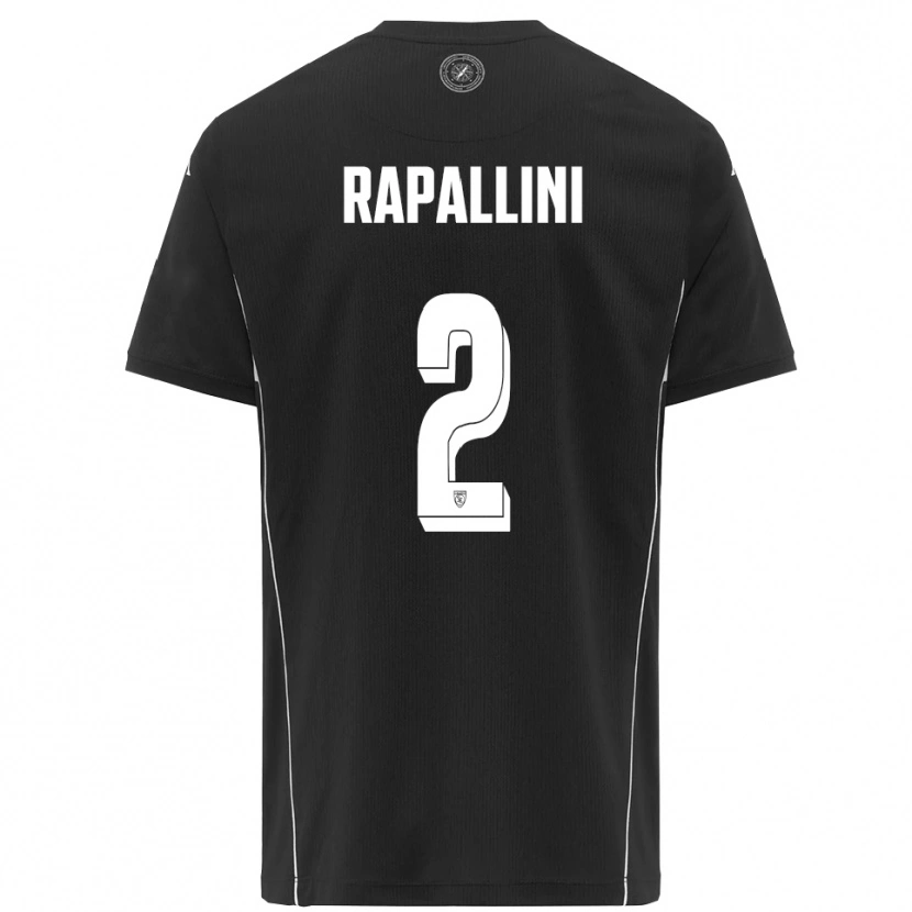 Danxen Pánské Andrea Rapallini #2 Černobílá Daleko Hráčské Dresy 2025/26 Dres