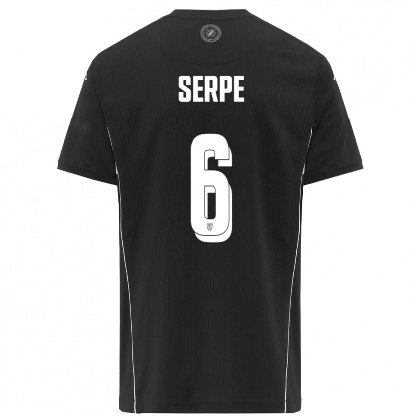 Danxen Pánské Laurens Serpe #6 Černobílá Daleko Hráčské Dresy 2025/26 Dres