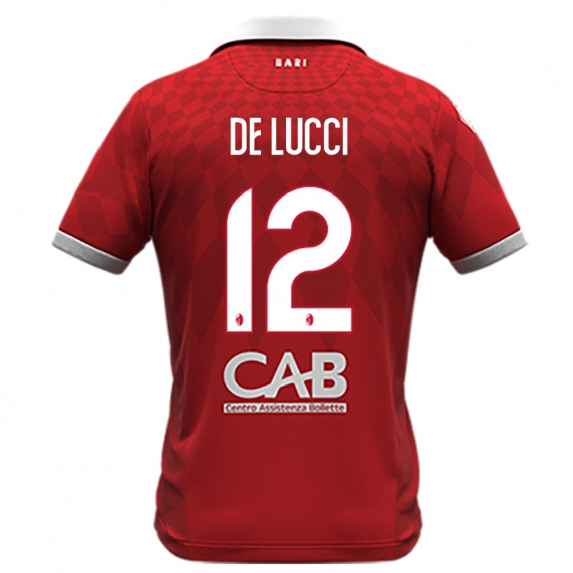 Danxen Pánské Paolo De Lucci #12 Červenobílá Daleko Hráčské Dresy 2025/26 Dres
