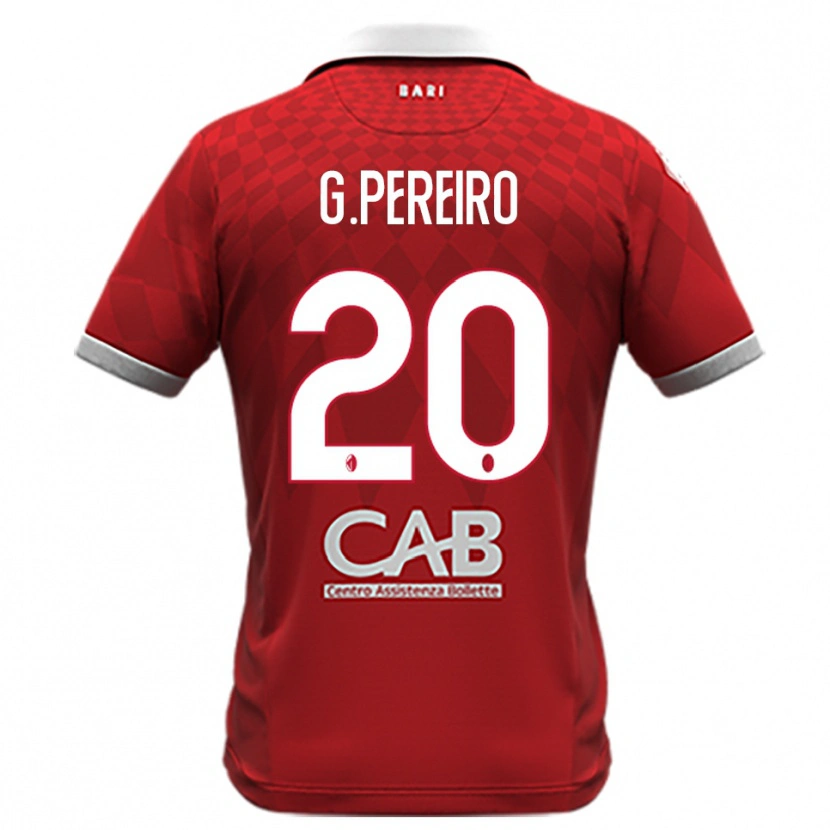 Danxen Pánské Gastón Pereiro #20 Červenobílá Daleko Hráčské Dresy 2025/26 Dres