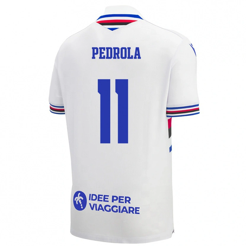 Danxen Pánské Estanis Pedrola #11 Bílo-Modročervená Daleko Hráčské Dresy 2025/26 Dres