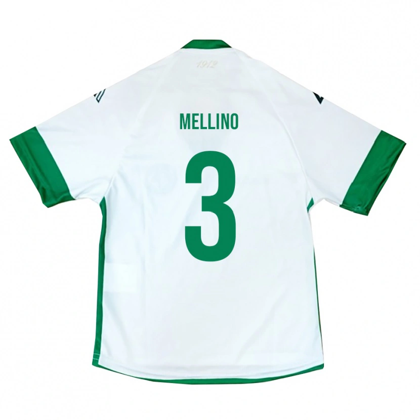 Danxen Pánské Carlo Mellino #3 Bílo-Zeleno-Modrá Daleko Hráčské Dresy 2025/26 Dres