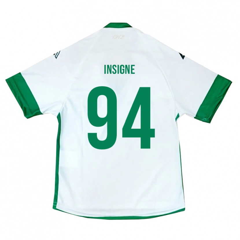 Danxen Pánské Roberto Insigne #94 Bílo-Zeleno-Modrá Daleko Hráčské Dresy 2025/26 Dres