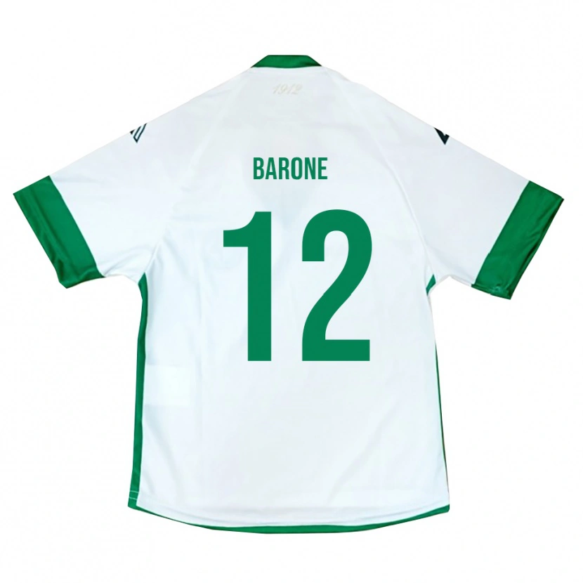Danxen Pánské Filippo Barone #12 Bílo-Zeleno-Modrá Daleko Hráčské Dresy 2025/26 Dres