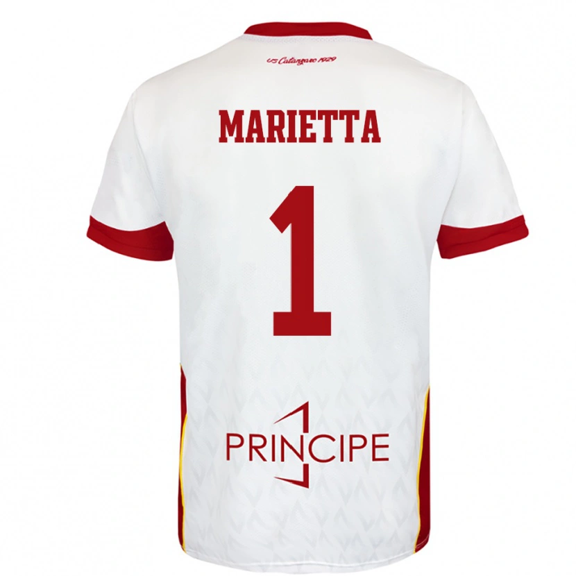 Danxen Pánské Christian Marietta #1 Bíločervená Daleko Hráčské Dresy 2025/26 Dres
