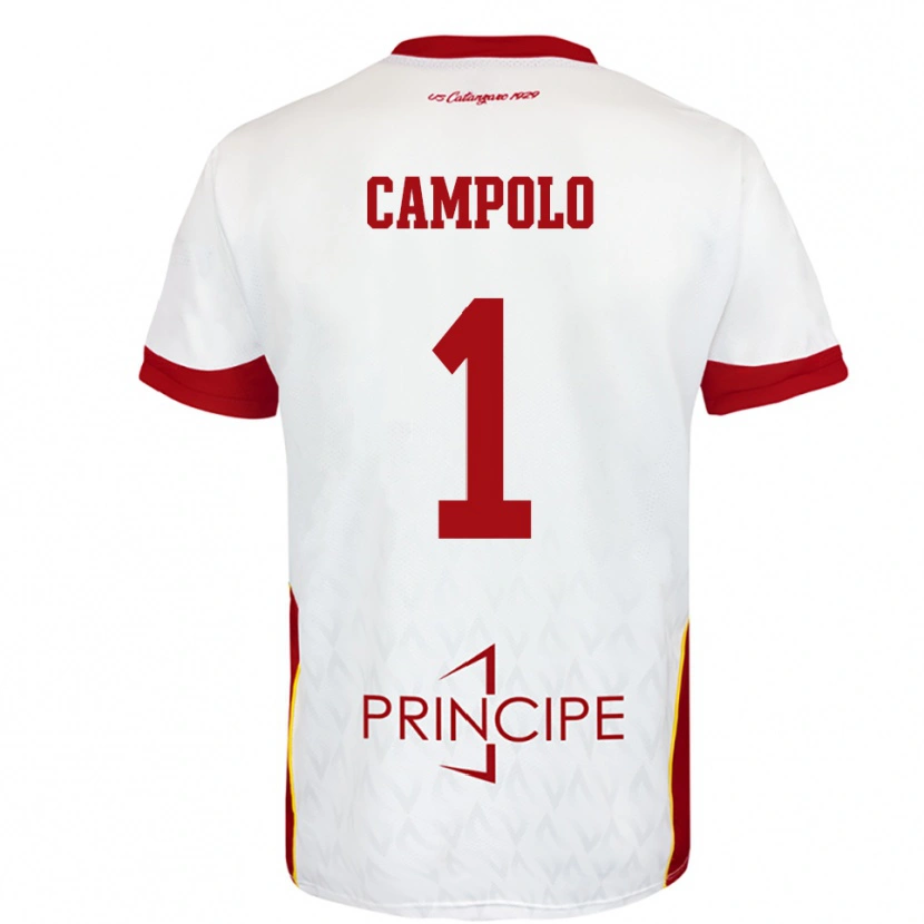 Danxen Pánské Alessandro Campolo #1 Bíločervená Daleko Hráčské Dresy 2025/26 Dres