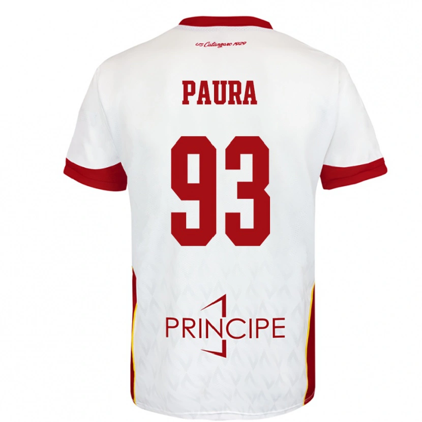 Danxen Pánské Mario Paura #93 Bíločervená Daleko Hráčské Dresy 2025/26 Dres