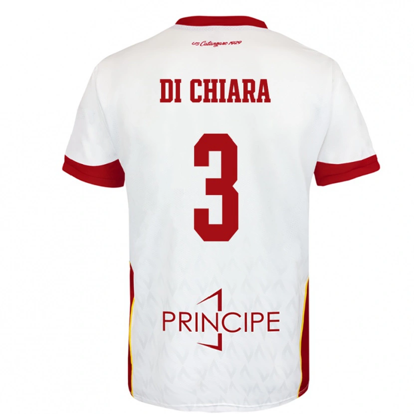 Danxen Pánské Gianluca Di Chiara #3 Bíločervená Daleko Hráčské Dresy 2025/26 Dres