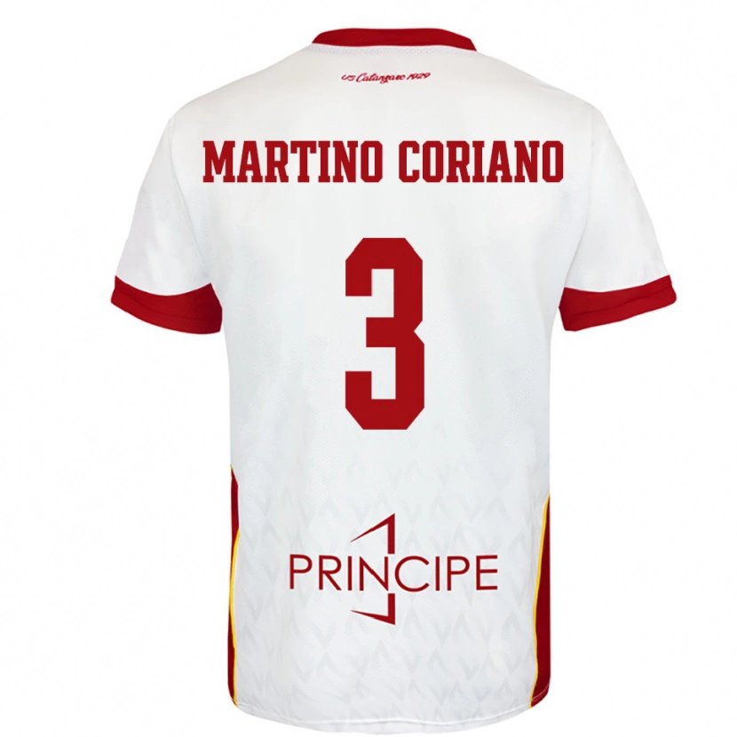 Danxen Pánské Matteo Martino Coriano #3 Bíločervená Daleko Hráčské Dresy 2025/26 Dres