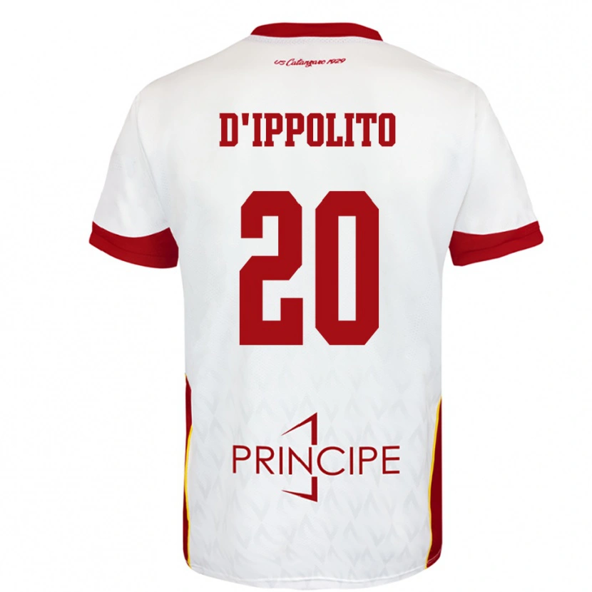 Danxen Pánské Nicola D'ippolito #20 Bíločervená Daleko Hráčské Dresy 2025/26 Dres