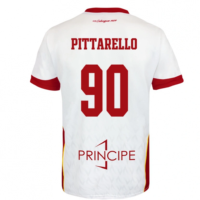 Danxen Pánské Filippo Pittarello #90 Bíločervená Daleko Hráčské Dresy 2025/26 Dres