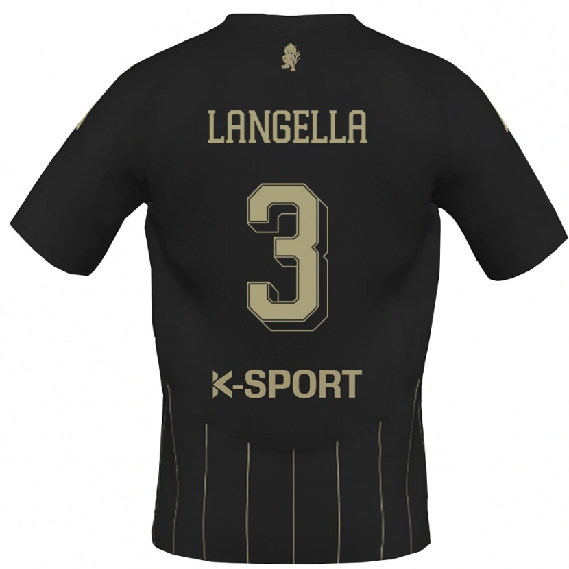 Danxen Pánské Matteo Langella #3 Šedá Bílá Daleko Hráčské Dresy 2025/26 Dres