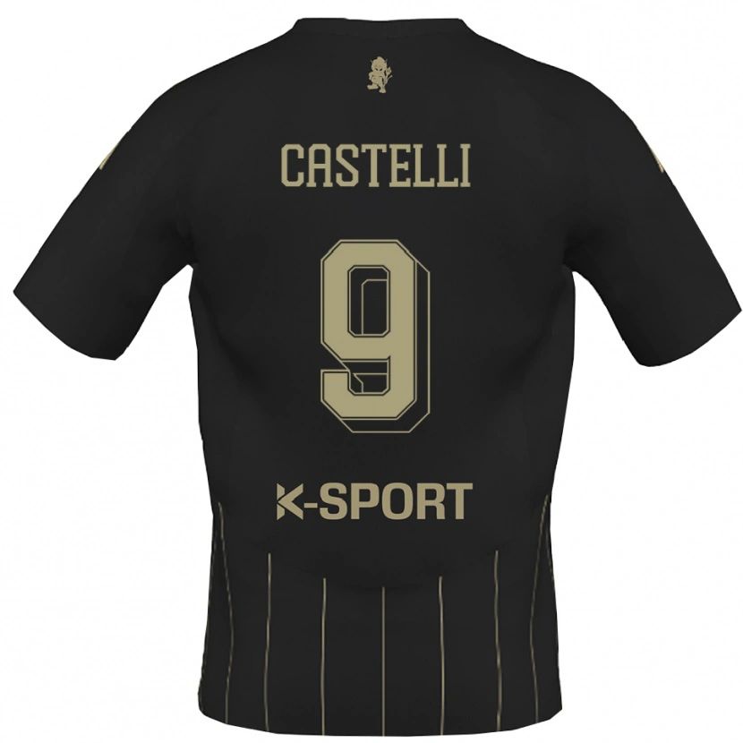Danxen Pánské Davide Castelli #9 Šedá Bílá Daleko Hráčské Dresy 2025/26 Dres