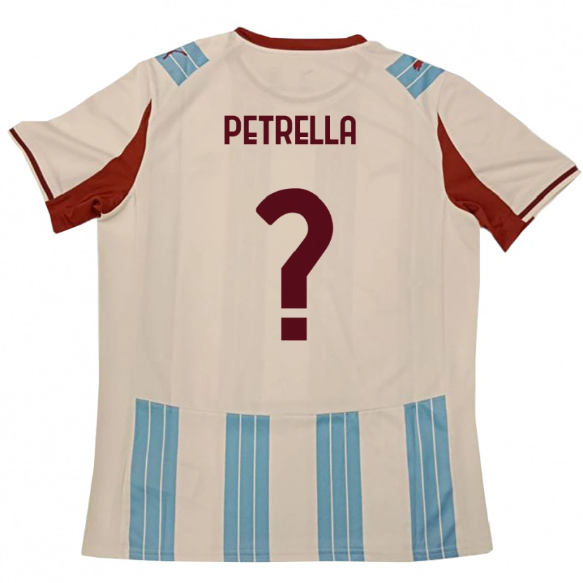 Danxen Pánské Domenico Petrella #0 Světle Modrá Bílá Daleko Hráčské Dresy 2025/26 Dres