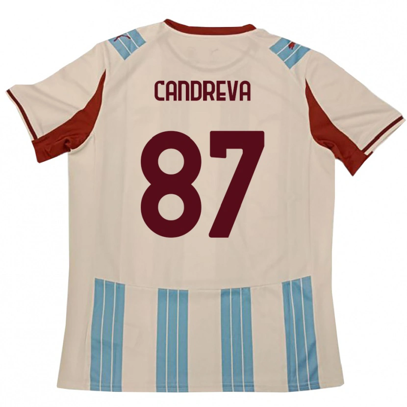 Danxen Pánské Antonio Candreva #87 Světle Modrá Bílá Daleko Hráčské Dresy 2025/26 Dres