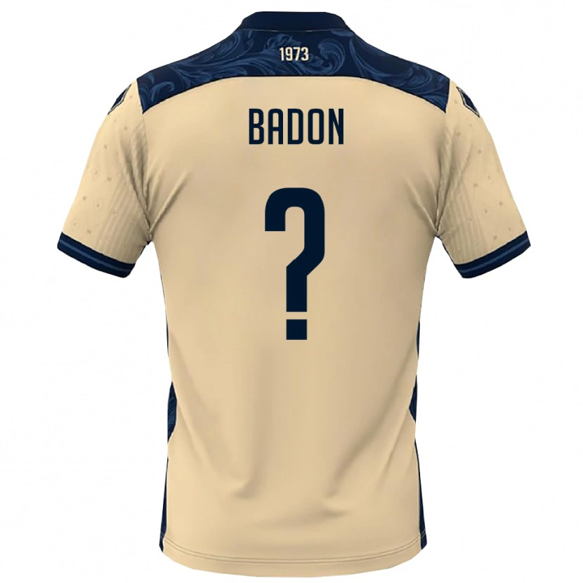 Danxen Pánské Nicola Badon #0 Bílá Tmavě Modrá Daleko Hráčské Dresy 2025/26 Dres