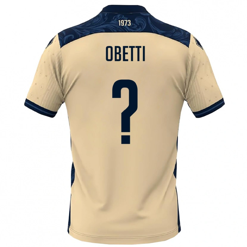 Danxen Pánské Gianmarco Obetti #0 Bílá Tmavě Modrá Daleko Hráčské Dresy 2025/26 Dres