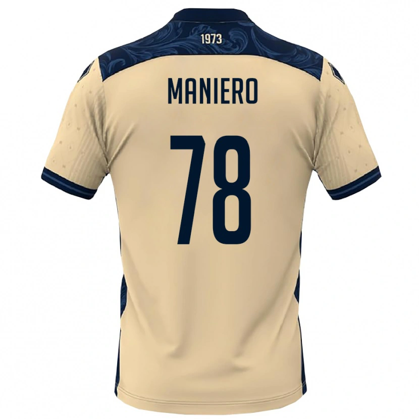 Danxen Pánské Luca Maniero #78 Bílá Tmavě Modrá Daleko Hráčské Dresy 2025/26 Dres