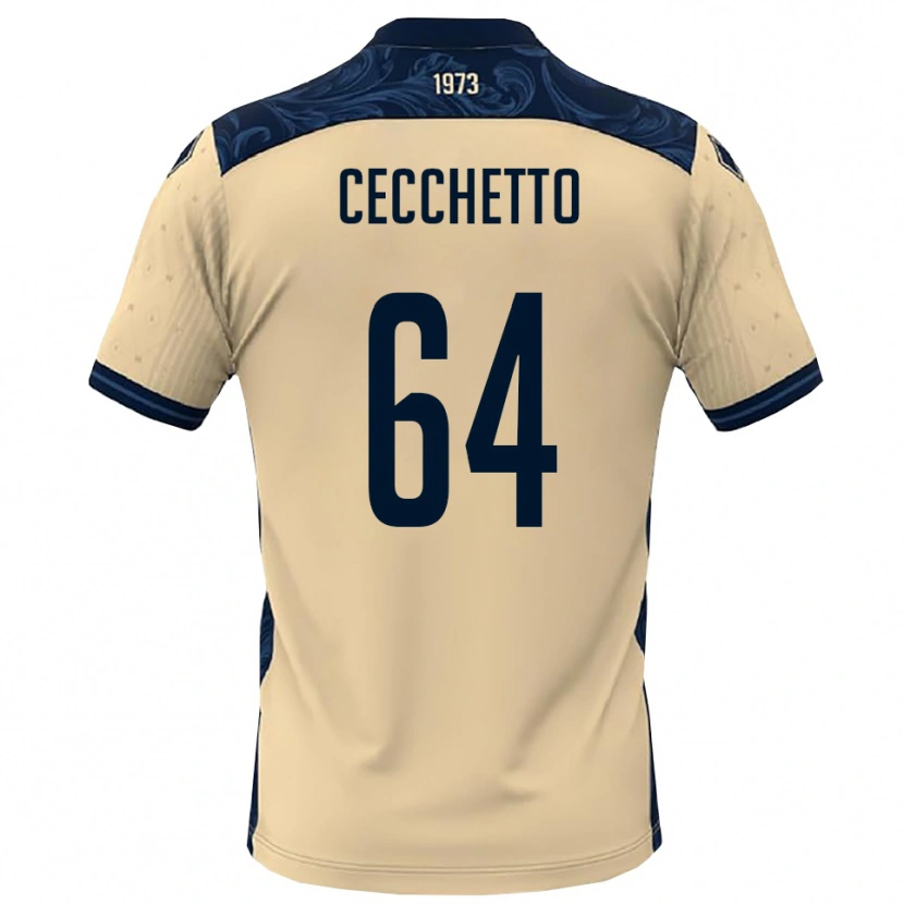 Danxen Pánské Andrea Cecchetto #64 Bílá Tmavě Modrá Daleko Hráčské Dresy 2025/26 Dres