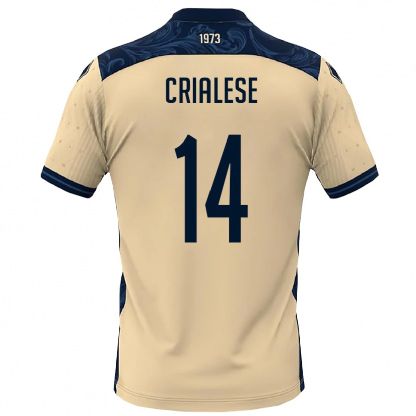 Danxen Pánské Carlo Crialese #14 Bílá Tmavě Modrá Daleko Hráčské Dresy 2025/26 Dres