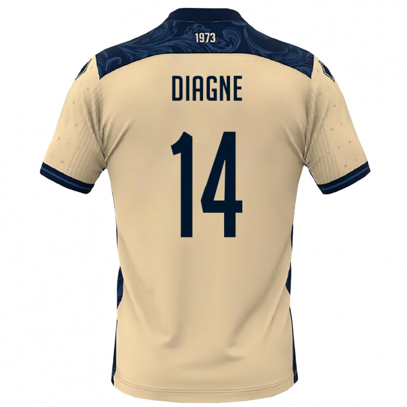 Danxen Pánské Baye Diagne #14 Bílá Tmavě Modrá Daleko Hráčské Dresy 2025/26 Dres